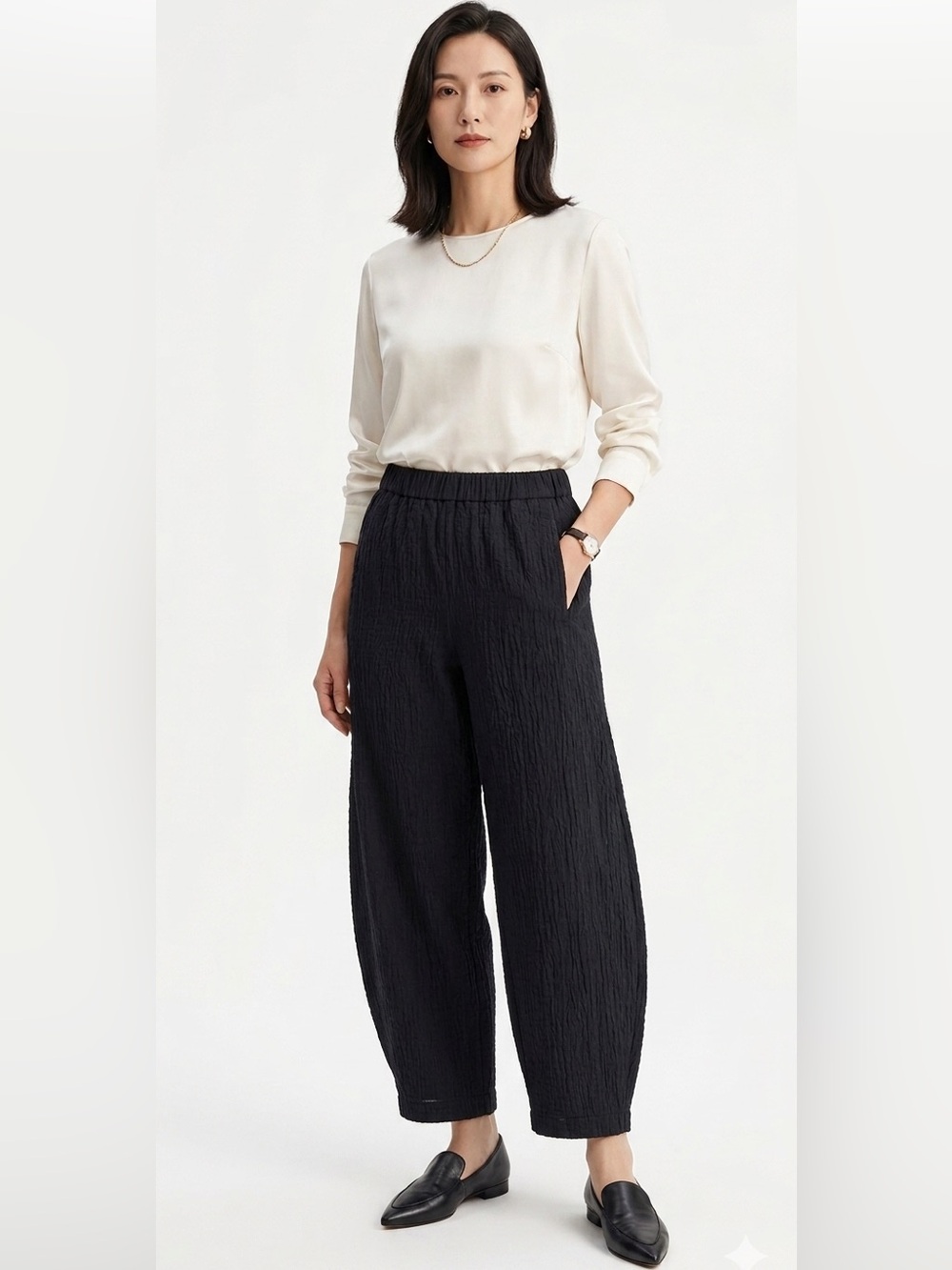 Eileen Fisher Barrel pant - Picture 8 of 12